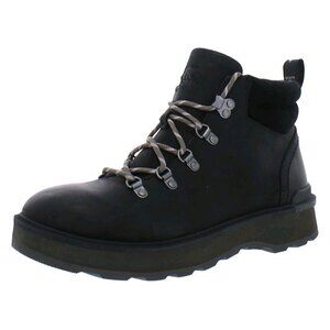 NEW Sorel Hi-Line Hiker Boots Womens 7 Black Waterproof Suede Outdoor Booties